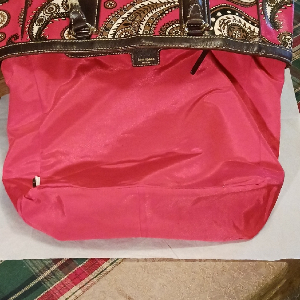 Kate Spade Paisley Tote Bag with Rope Handles - Picture 5 of 13